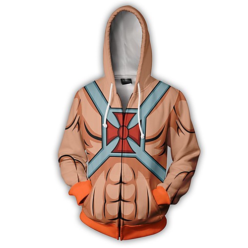 

men's anime boku no my hero academia jacket long sleeve 3d printed pullover hoodies sweatshirt with pocket xxxl