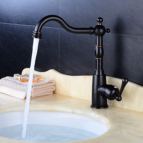 

Kitchen faucet - Single Handle One Hole Electroplated Standard Spout Centerset Contemporary / Antique Kitchen Taps