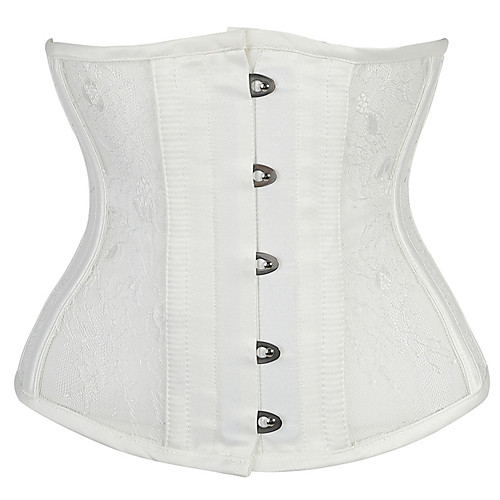 

cs-426 standard white satin corset - size 32