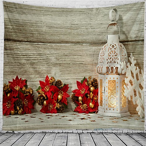

Christmas Santa Claus Holiday Party Wall Tapestry Art Decor Blanket Curtain Picnic Tablecloth Hanging Home Bedroom Living Room Dorm Decoration Christmas Tree Gift Fireplace
