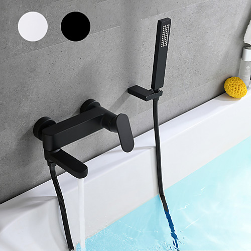 

Bathtub Faucet - Contemporary Electroplated Wall Installation Ceramic Valve Bath Shower Mixer Taps