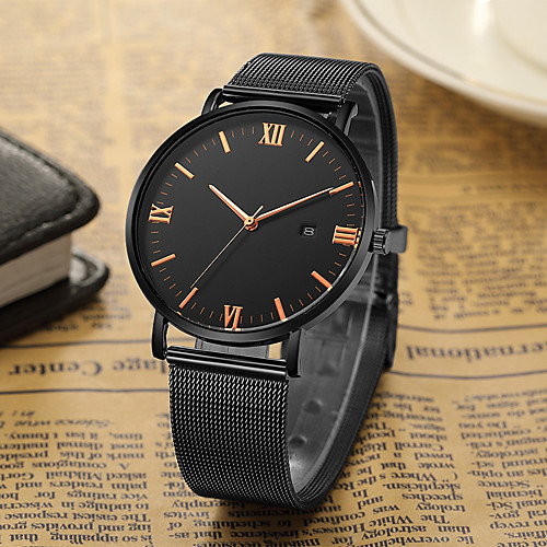 

Geneva Men's Dress Watch Analog Quartz Stylish Casual Calendar / date / day / One Year / Titanium Alloy