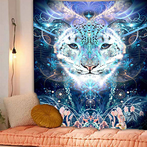 

Wall Tapestry Art Decor Blanket Curtain Picnic Tablecloth Hanging Home Bedroom Living Room Dorm Decoration Polyester Beautiful Tiger Views