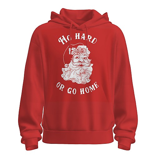 

Men's Pullover Hoodie Sweatshirt Graphic 3D Ugly Christmas Front Pocket Christmas Daily 3D Print 3D Print Christmas Hoodies Sweatshirts Red
