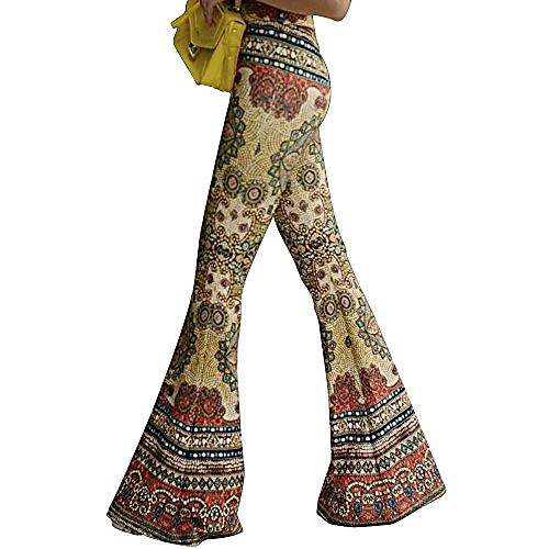 

Women's Chic & Modern Boho Party Causal Pants Yellow Orange Brown Navy Blue