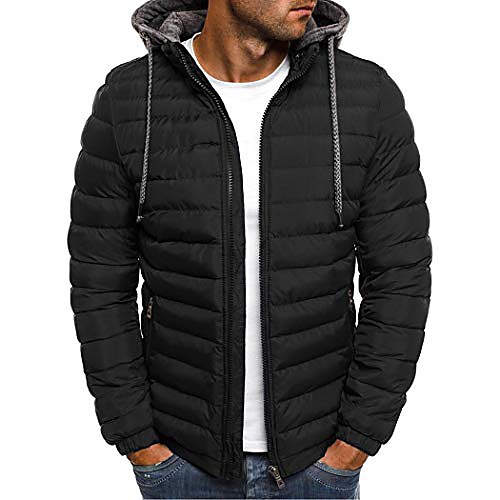 

Men's Jacket Parka Plaid / Check Lake blue / Navy / Black S / M / L