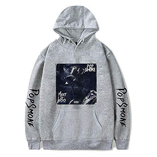 

r.i.p pop smoke hoodie sweatshirts for fans men and women black hip hop outwear size xxs-4xl (gray2,xxxl)