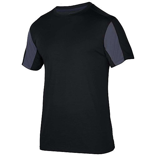 

Men's T shirt Hiking Tee shirt Short Sleeve Tee Tshirt Sweatshirt Top Outdoor Lightweight Breathable Quick Dry Sweat wicking Spring Summer Solid Color White Black Dark Blue Hunting Fishing Climbing