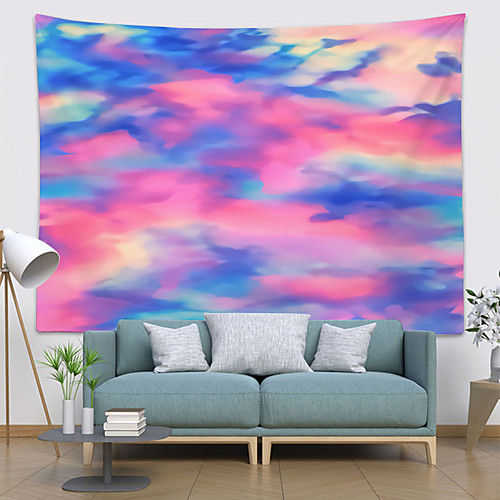 

Wall Tapestry Art Decor Blanket Curtain Hanging Home Bedroom Living Room Decoration Polyester Novelty Colorful Halo Dye