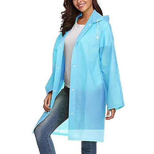 

portable raincoat reusable rain poncho with hood light weight outdoor activities raincoat