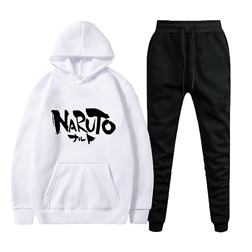 

Inspired by Naruto Naruto Uzumaki Pants Hoodie Polyester / Cotton Blend Letter Printing Pants For Women's / Men's