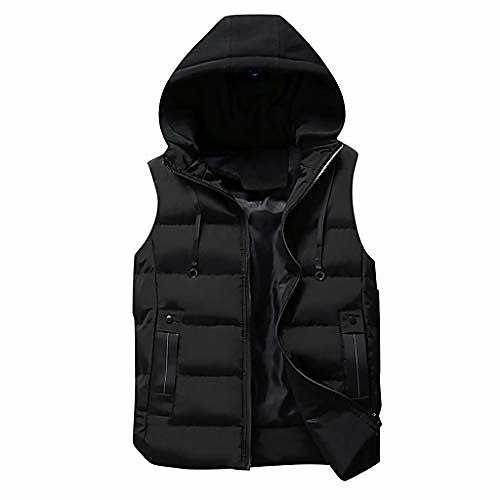 

Men's Sports Puffer Jacket Hiking Vest / Gilet Outdoor Down Jacket Winter Outdoor Solid Color Thermal Warm Packable Lightweight Breathable Top Hunting Fishing Climbing ArmyGreen Black Gray