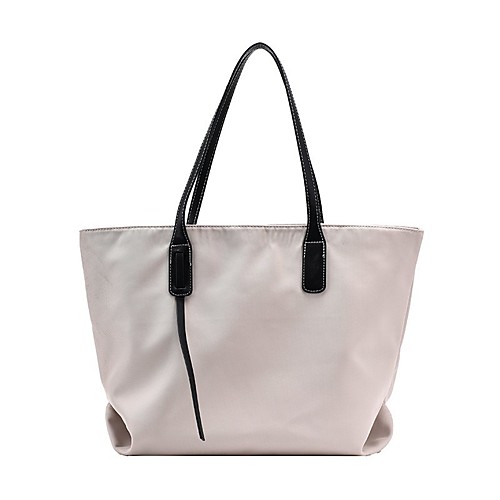 

Women's Bags Oxford Cloth Tote Top Handle Bag Zipper Plain Outdoor Office & Career 2021 Handbags Black Beige Gray