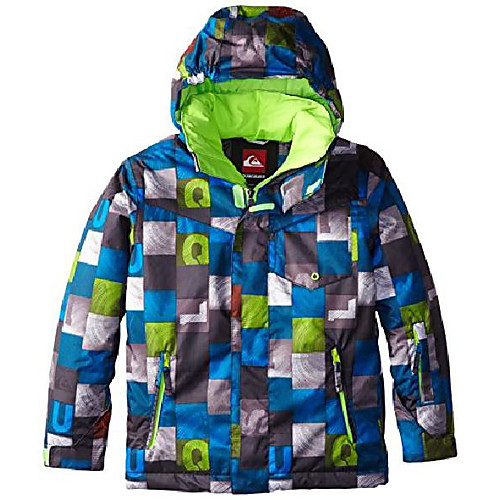 

snow big boys' mission printed winter coat, camo, small/10