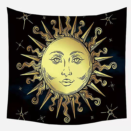 

Wall Tapestry Art Decor Blanket Curtain Picnic Tablecloth Hanging Home Bedroom Living Room Dormitory Decoration Polyester Fiber Sun