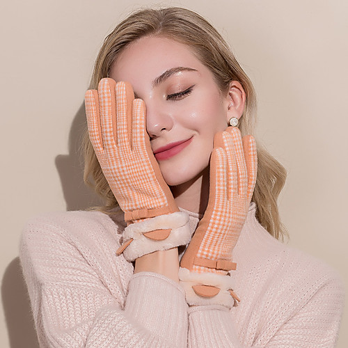 

Winter Gloves Running Gloves Full Finger Gloves Anti-Slip Touch Screen Thermal Warm Outdoor Cold Weather Women's Skiing Hiking Running Driving Cycling Winter / Lightweight