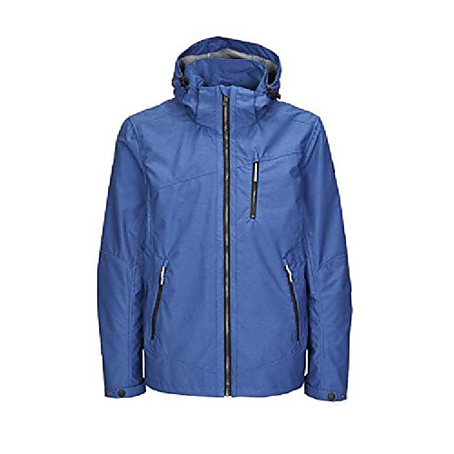 

men softshell jacket toreon, color:mid blue, size:xl