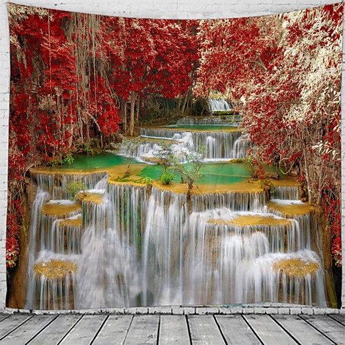 

Beautiful And Spectacular Waterfall Scenery Pattern Tapestry Wall Hanging Tapestry Wall Carpet Wall Art Wall Decoration Tapestry Wall Decoration