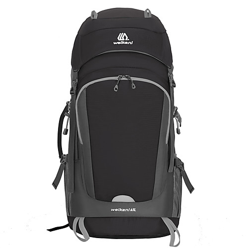 

70 L Hiking Backpack Rucksack Multifunctional Rain Waterproof Dust Proof Wear Resistance Outdoor Camping / Hiking Climbing Black Blue Orange