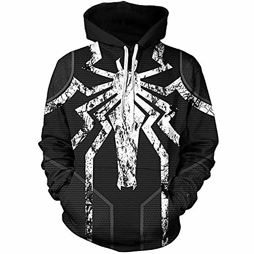 

venom men's hooded sweatshirt (small, pullover)