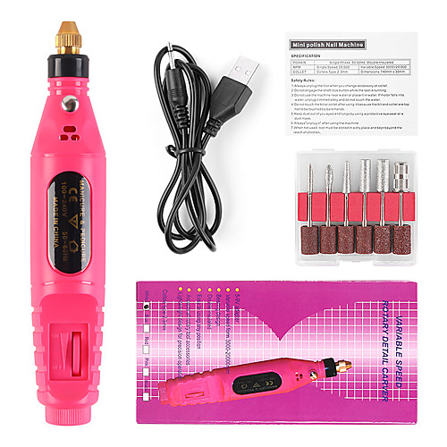 

Nail Tools Mini Electric Nail Polisher USB Portable Pen Electric Nail Polishing Set New