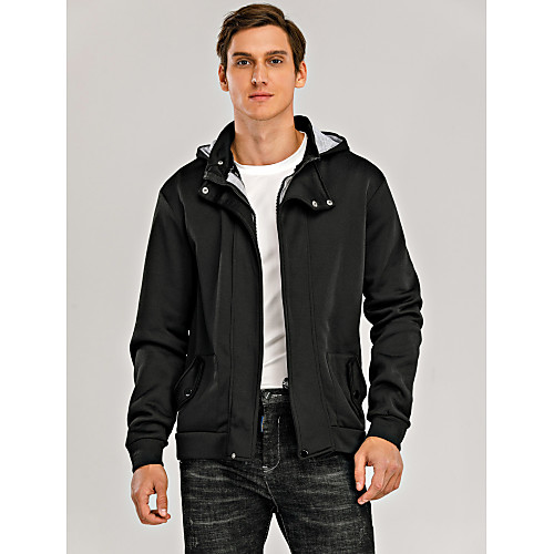 

Men's Hoodie Solid Colored Oversized Sports Weekend Hoodies Sweatshirts White Black Gray