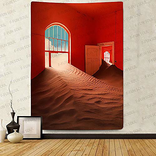 

rock music tapestry, large 60x80inches polyester, the slow rush poster wall hanging tapestries for living room bedroom decor party banner gtzyfs72
