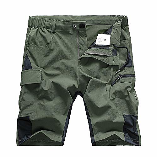

men's-hiking-shorts lightweight-quick-dry-outdoor-cargo-casual-shorts for hiking, camping, travel, fishing (grey, 3xl)
