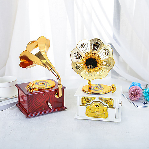 

Music Box Wooden Music Box Antique Music Box Cute Singing Lovely Unique Plastic Shell Women's All Girls' Kid's Adults Child's 1 pcs Graduation Gifts Toy Gift