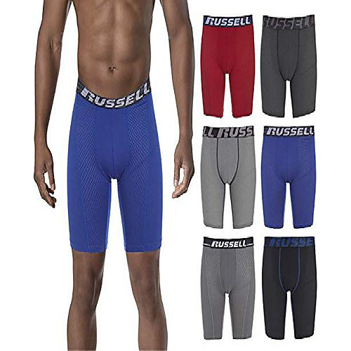 

1 pack of men's assorted solid colors boxer briefs, small