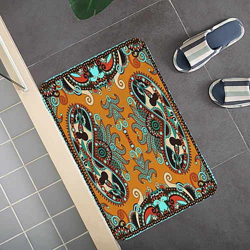 

Middle Eastern Arabian Wind Pattern Carpet Door Mat Bedroom Living Room Carpet Study Room Carpet Kitchen Bathroom Anti-slip Mat