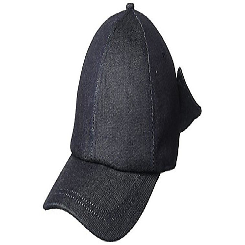 

women's baseball hat, dark denim, one size