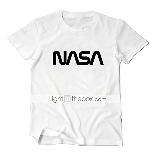 

nasa vintage graphic retro logo short sleeve t-shirt royal blue