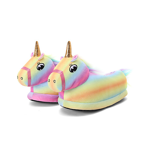 

Adults' Kigurumi Pajamas Slippers Unicorn Flying Horse Onesie Pajamas Cotton Yellow Cosplay For Men and Women Animal Sleepwear Cartoon Festival / Holiday Costumes / Shoes