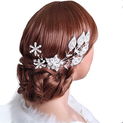 

Rhinestone / Alloy Hair Combs / Headpiece with Rhinestone 1 Piece Wedding Headpiece