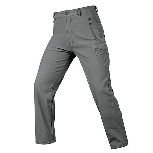 

Men's Tactical Pants Thermal Warm Waterproof Windproof Quick Dry Fall Winter Spring Camo / Camouflage Bottoms for Camping / Hiking Hunting Fishing Dark Grey Black Yellow S M L XL XXL