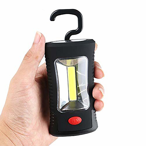 

portable magnetic folding hook working inspection light flash light torch lanterna camp tent pocket lamp aaa keychain,magnetic torch