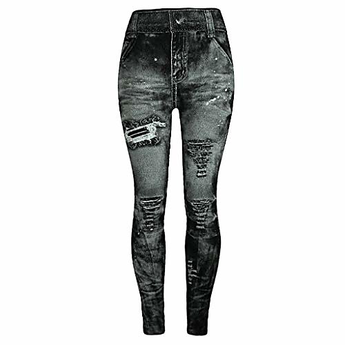 

jeggings high waist butt lift skinny jeans vintage pants leggings plus/junior size s-xl gray