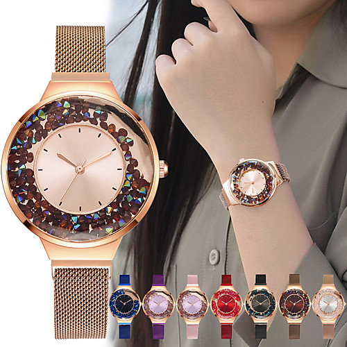 

Women's Quartz Watches Analog Quartz Stylish Glitter Luxury Casual Watch Imitation Diamond