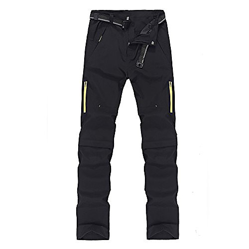 

men's outdoor quick dry windproof pants-water resistant medium black