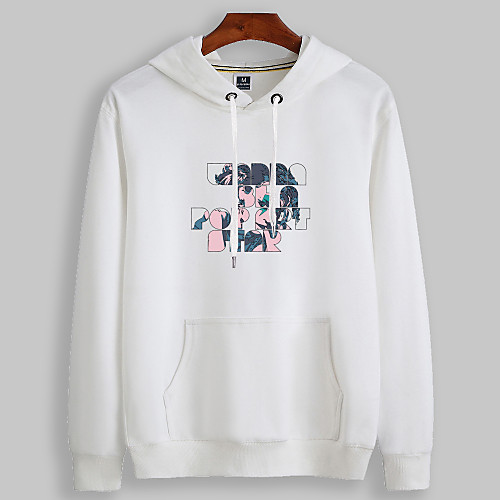 

Women's Pullover Hoodie Sweatshirt Graphic Front Pocket Daily Basic Casual Hoodies Sweatshirts White Gray