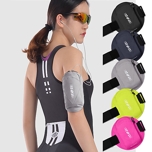 

Nuckily Armband Rain Waterproof Outdoor Fitness Gym Workout Running Mesh Black Blue Grey