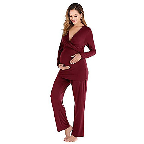 

Women's Acetate fiber S Wine Red