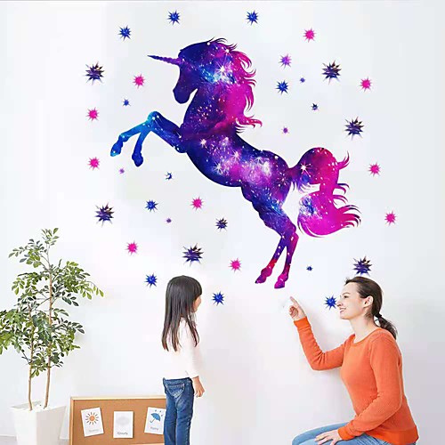 

Animals Wall Stickers 3D Wall Stickers Decorative Wall Stickers PVC Home Decoration Wall Decal Wall Decoration 1pc 6035cm