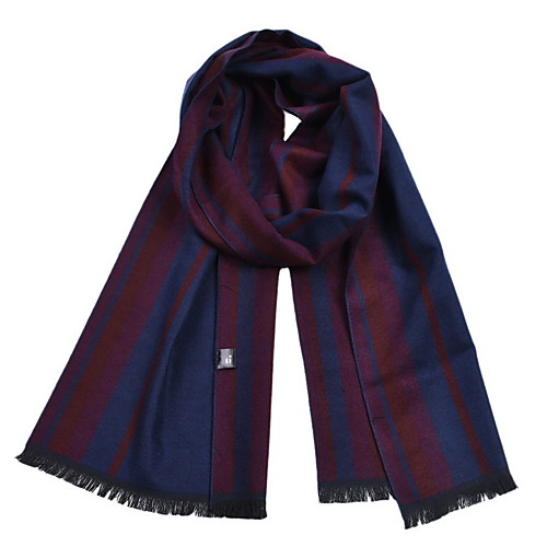 

Men's Tassel Rectangle Scarf - Print