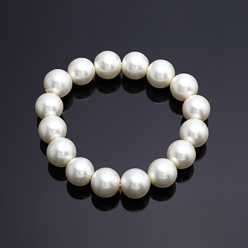 

Women's Bracelet Classic Blessed Fashion Acrylic Bracelet Jewelry White For Wedding