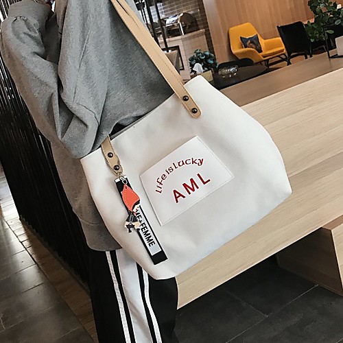 

Women's Bags Tote Top Handle Bag Daily 2021 Handbags White Black