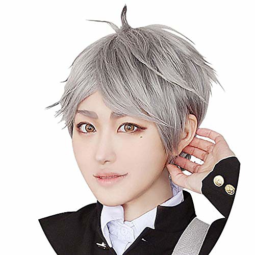 

haikyuu!! sugawara wig cosplay hair wigsone cap
