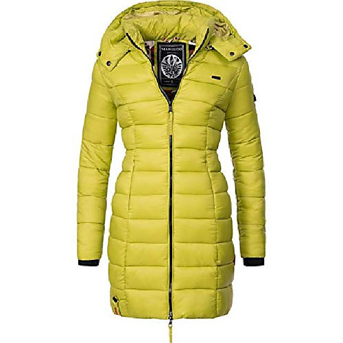 

ladies transition quilted coat evening star light green size m