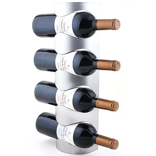 

Stainless Steel Wall Mounted Wine Holder Bar Home Grape Rack Bottle Display Stand Organizer